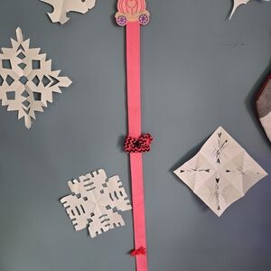 Pink Princess Hair Clip Holder